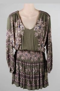 Free People Olive Green Dress